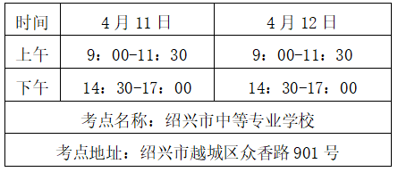 自考将至,2026年4月浙江绍兴自考考前提醒